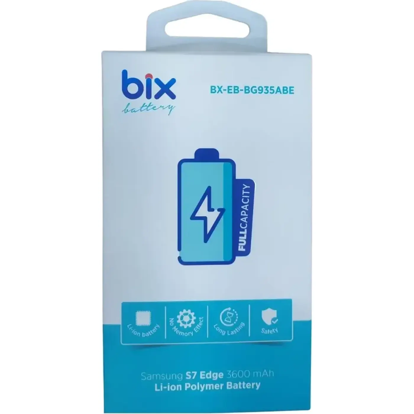 Bix Samsung S7 Edge için 3600mAh Kapasiteli Batarya