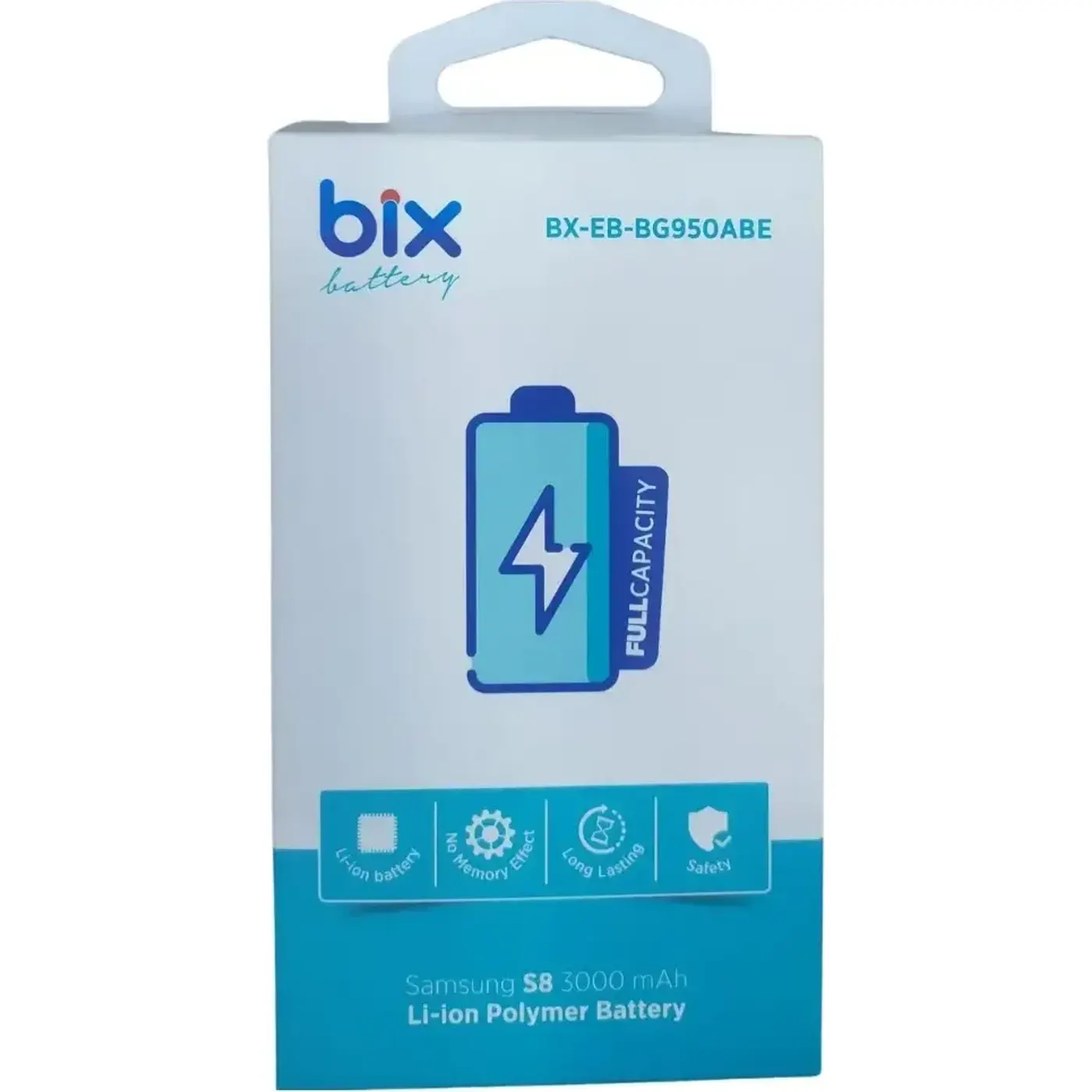 Bix Samsung Galaxy S8 için 3000mAh Kapasiteli Batarya