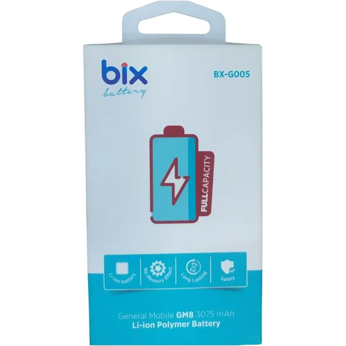 Bix General Mobile GM8 için 3075mAh Kapasiteli Batarya