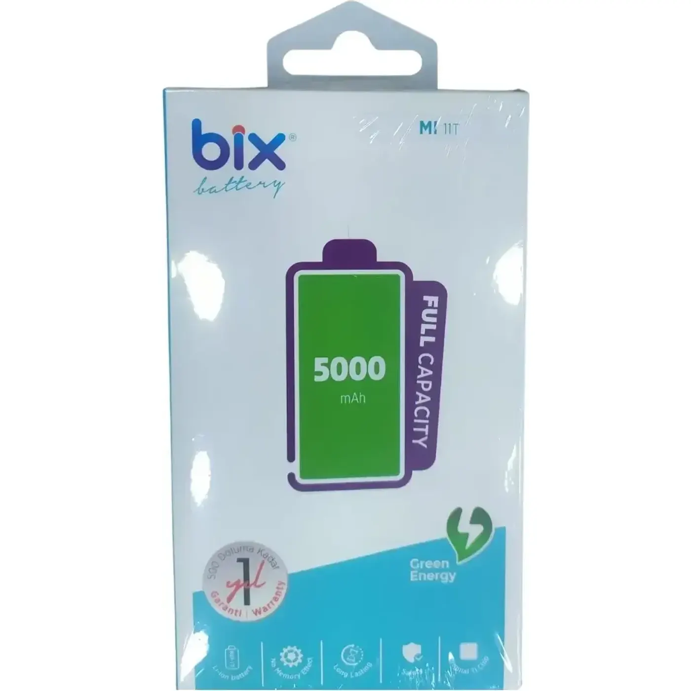Bix Xiaomi Mi 11T için 5000mAh Kapasiteli Batarya