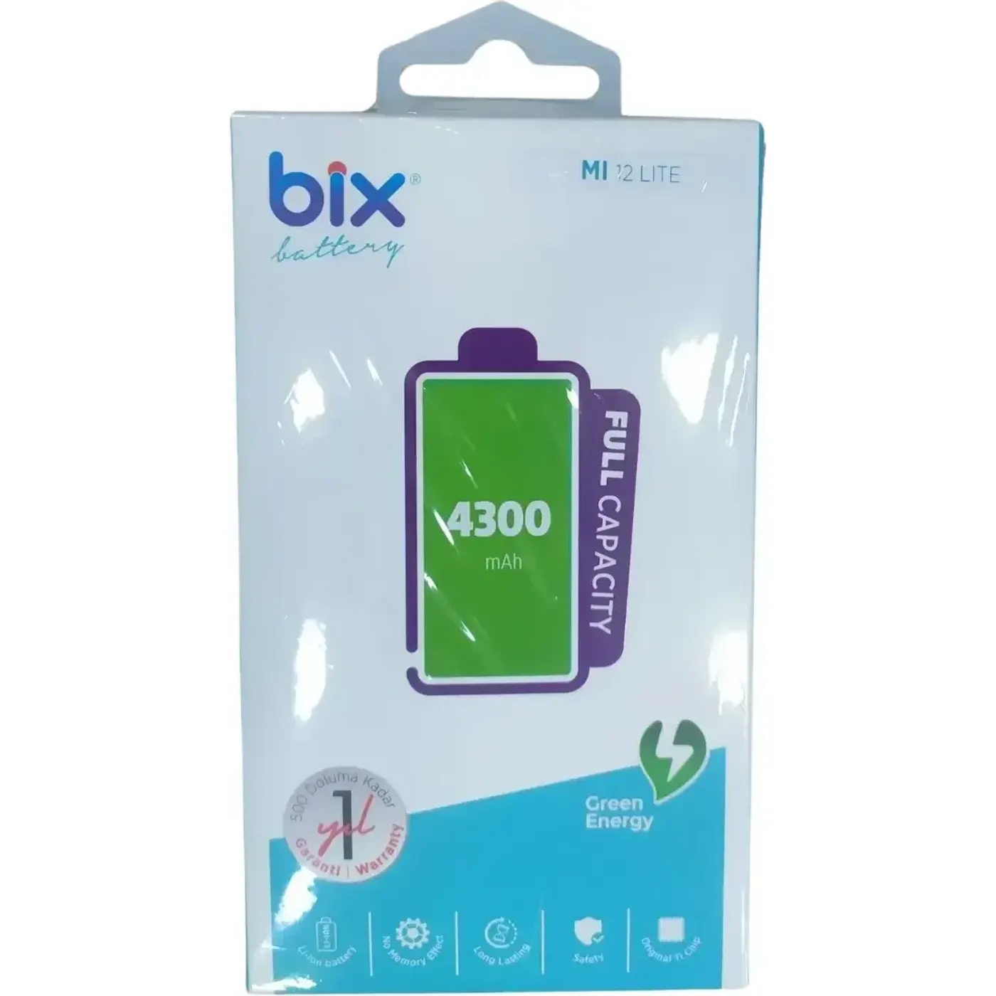 Bix Xiaomi Mi 12 Lite için 4300mAh Kapasiteli Batarya