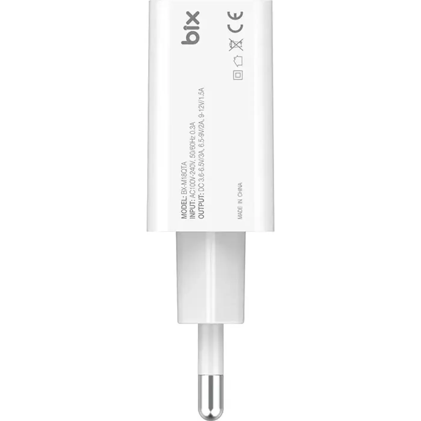 BX-M18QTA 18W Qualcomm 3.0 Hızlı Şarj Adaptörü ve Micro — görsel 3