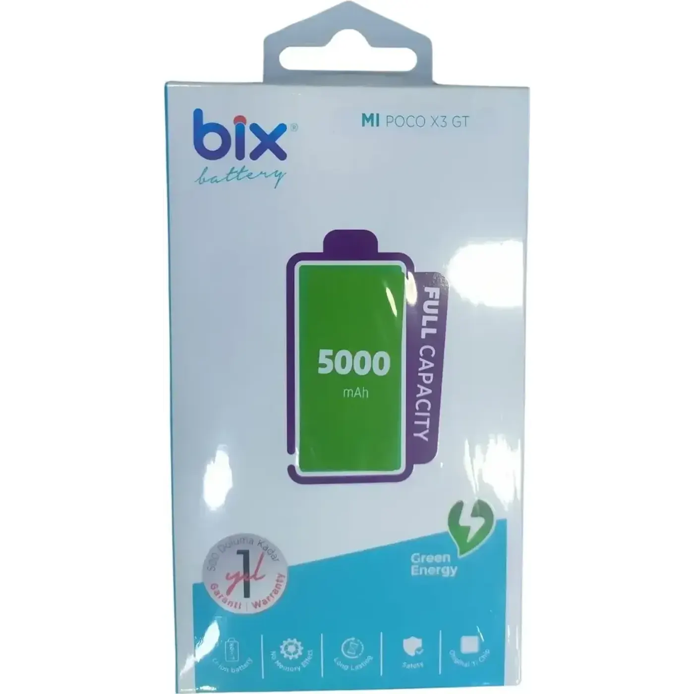 Bix Mi Poco X3 GT için 5000mAh Kapasiteli Batarya