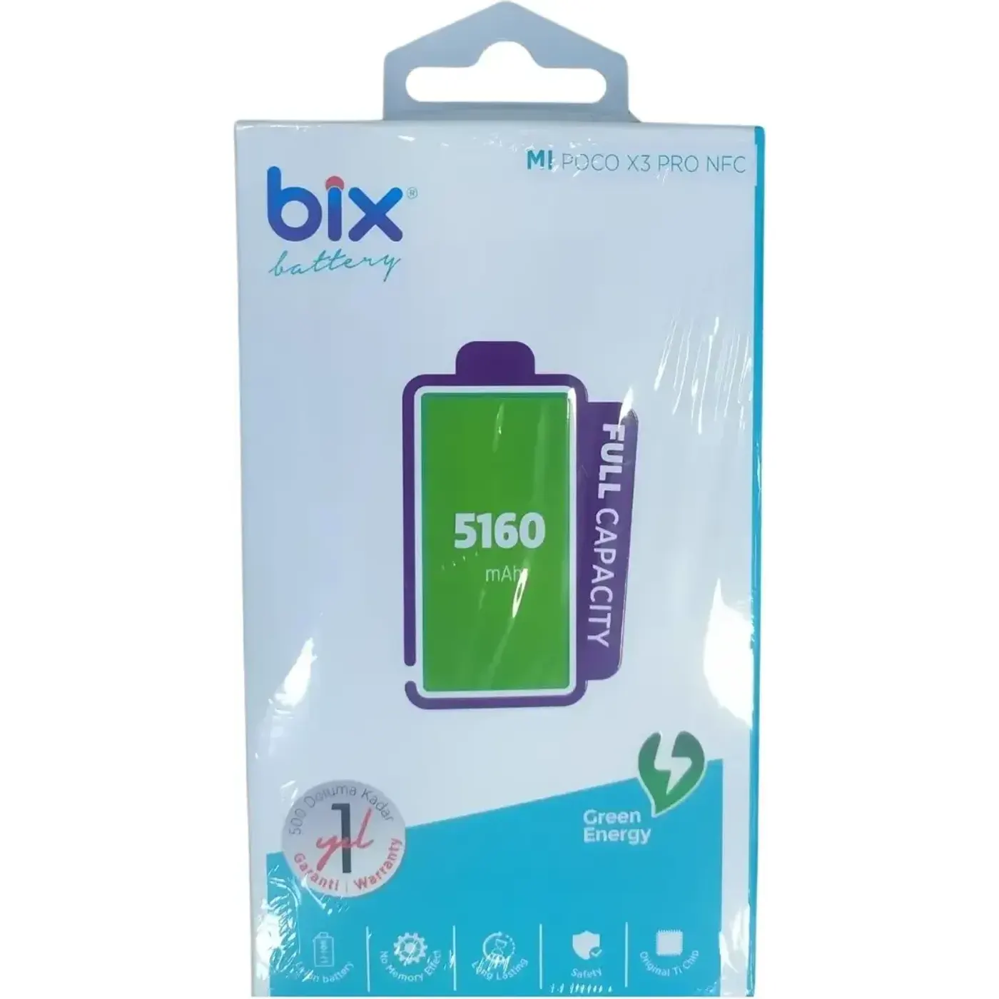 Bix Mi Poco X3 Pro NFC için 5160mAh Kapasiteli Batarya