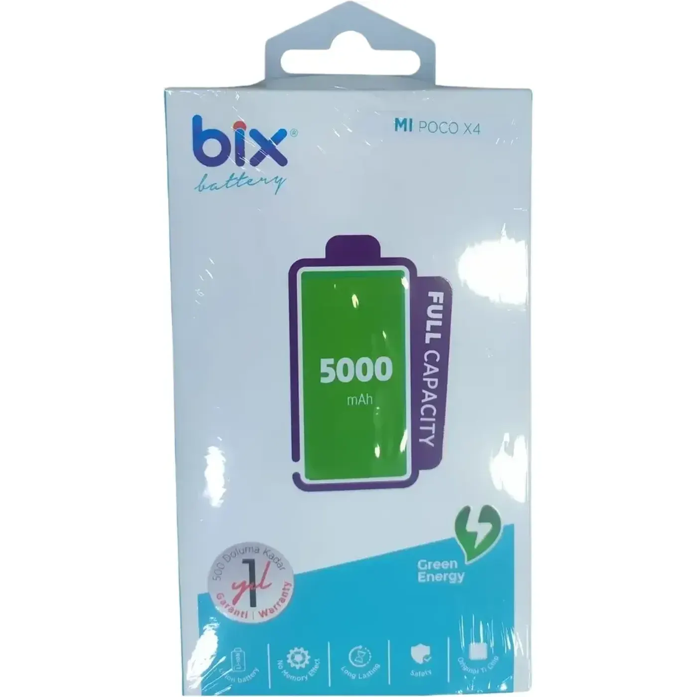 Bix Mi Poco X4 için 5000mAh Kapasiteli Batarya Ganfeng