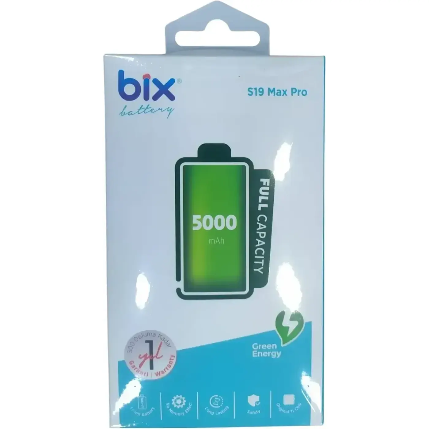 Bix Reeder S19 Max Pro için 5000mAh Kapasiteli Batarya