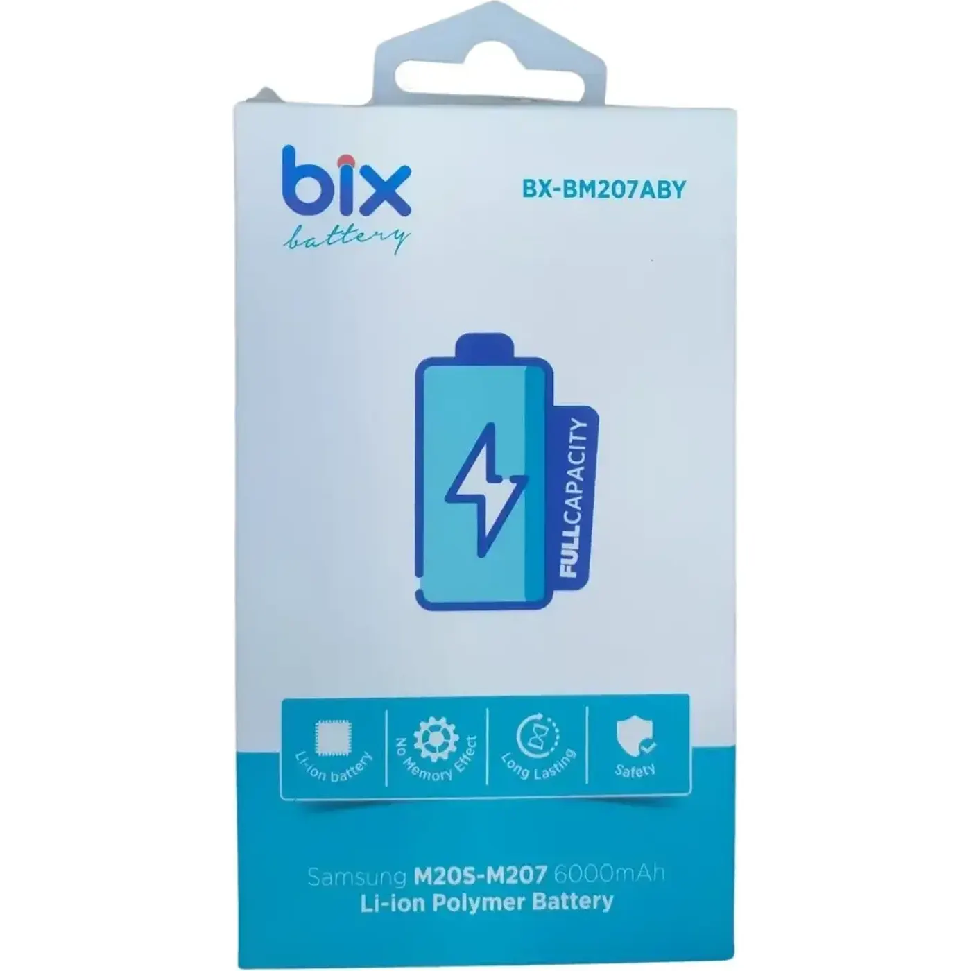 Bix Samsung Galaxy M20S M207 için 6000mAh Batarya