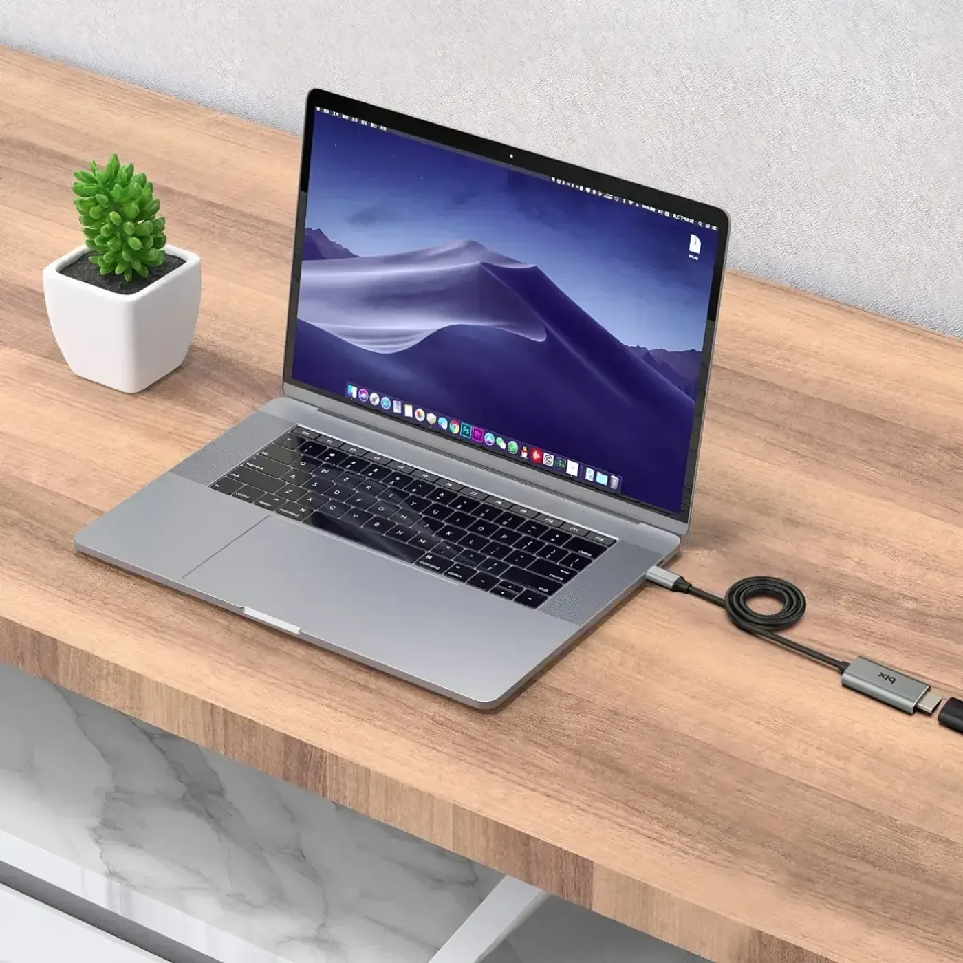 BX02HB USB-C to 4K@30Hz HDMI Kablo 1.8 metre Windows — görsel 4