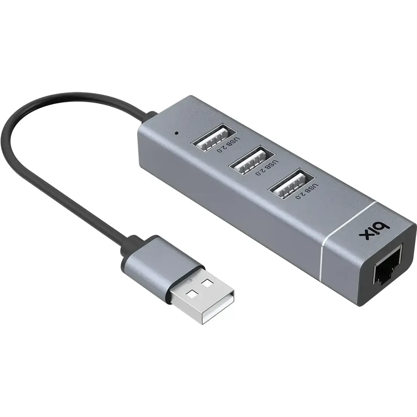BX03HB 3 Port USB 2.0 ve 10/100Mbps RJ45 Ethernet — görsel 2