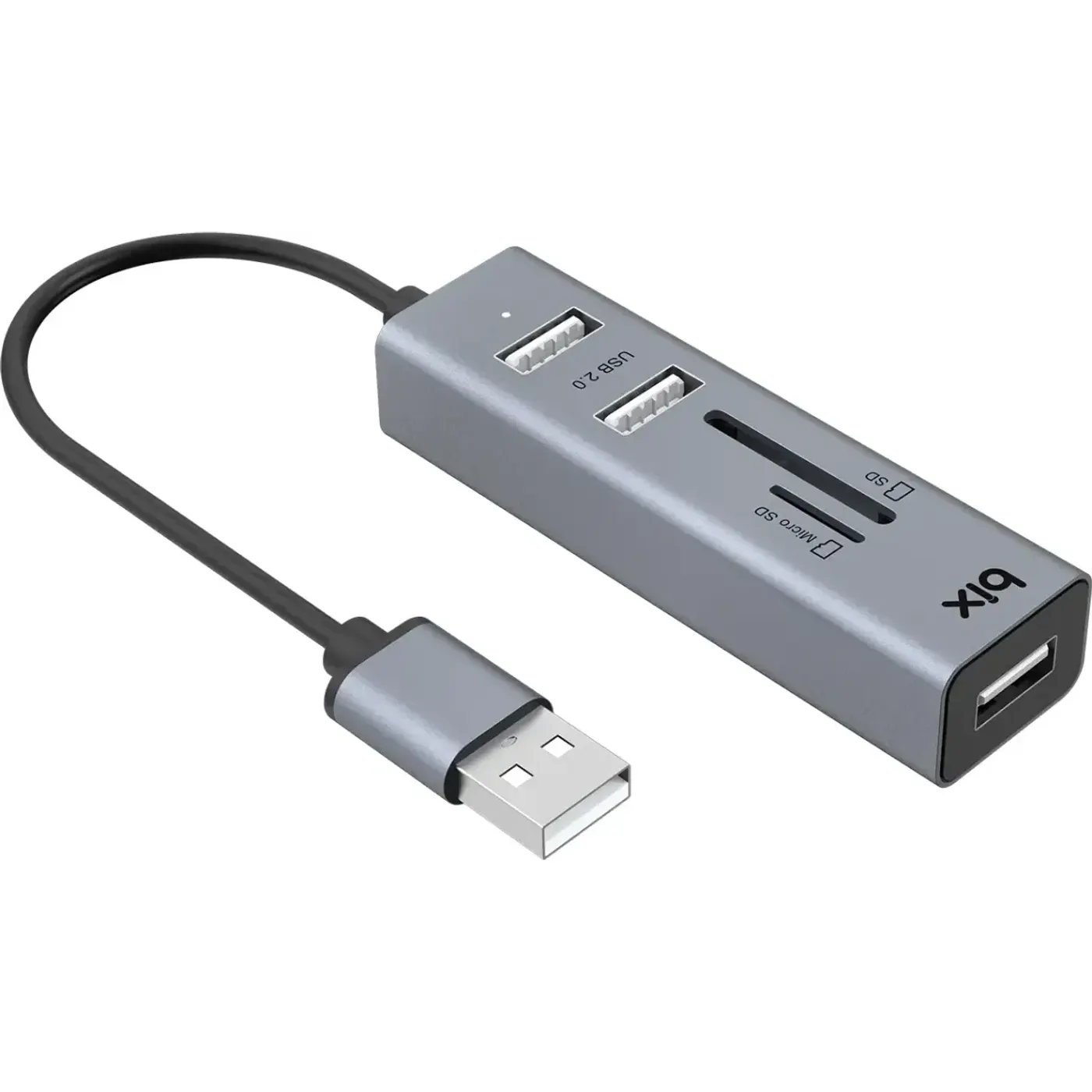 BX05HB 3x USB 2.0 Portlu ve Micro SD / SD Kart Girişli