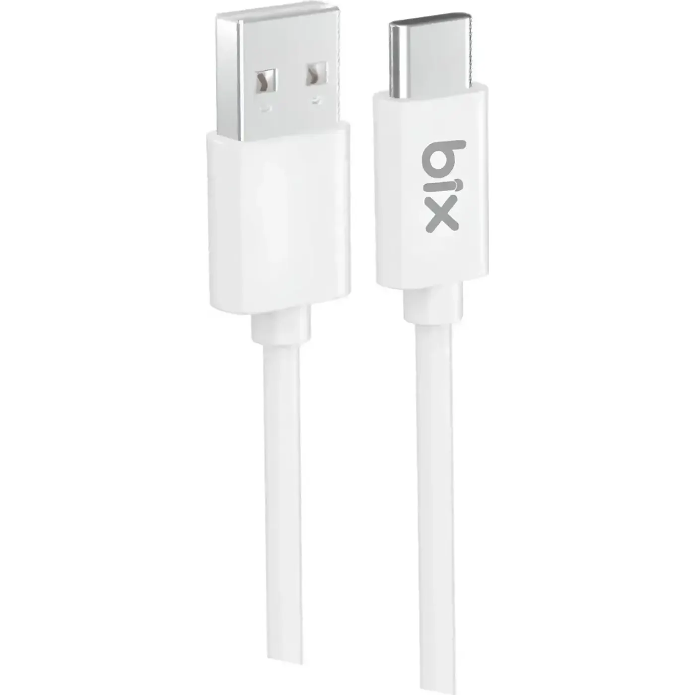 BX100CW 3A Type-C Şarj ve Data Kablosu Beyaz