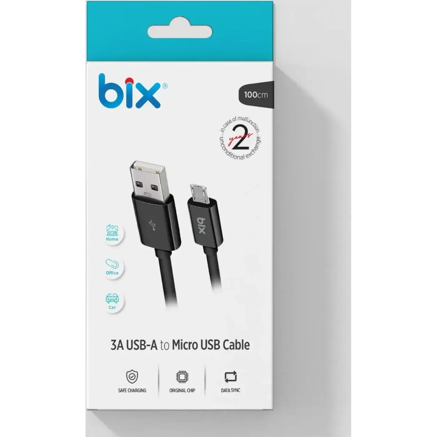 BX-MC02C 3A Micro USB Data ve Şarj Kablosu — görsel 4