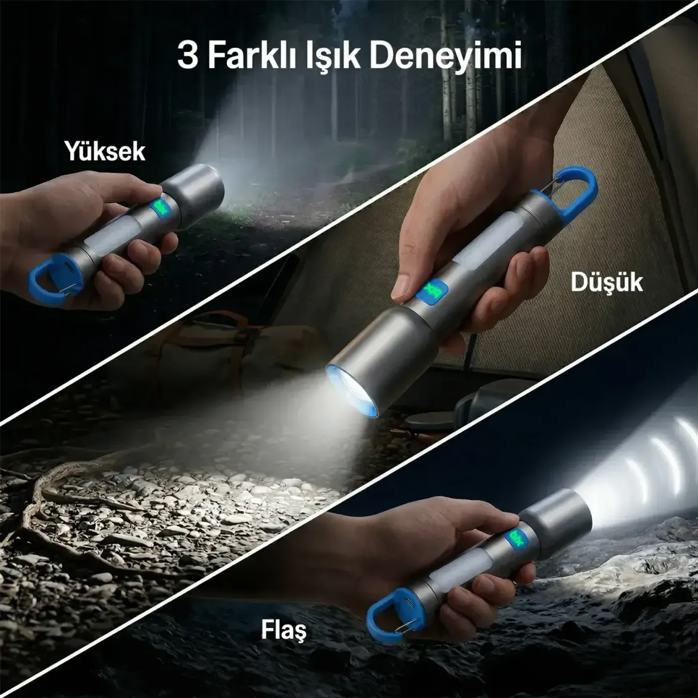 BX1010FL Max 500 Lümen ve 500 Metreye Kadar Feneri — görsel 5