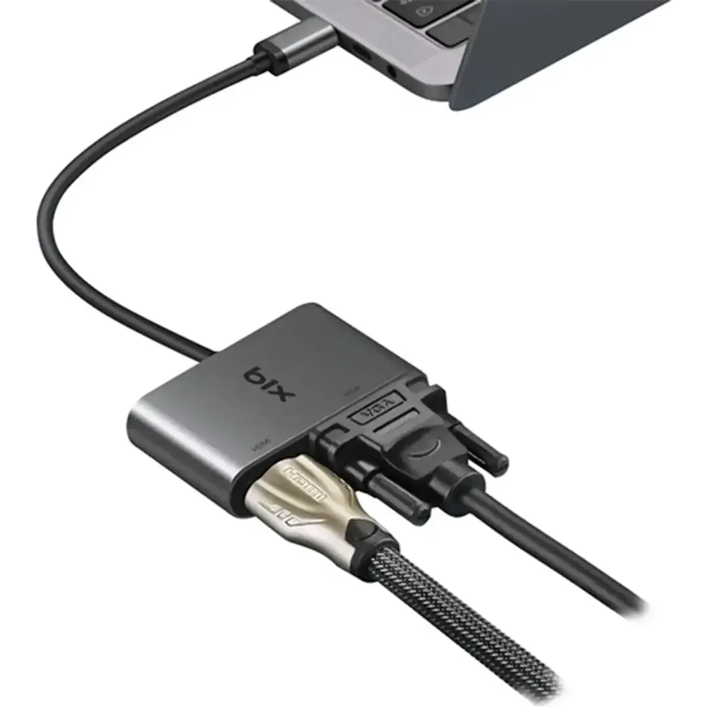 BX14HB Type-C 3.1 HDMI & VGA Dönüştürücü Adaptör — görsel 2