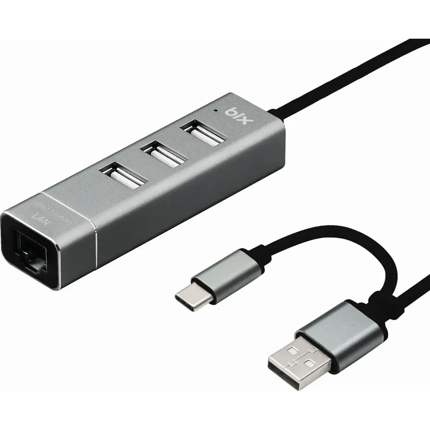 BX15HB Type-C USB Ethernet 3 Portlu Çoklayıcı Hub