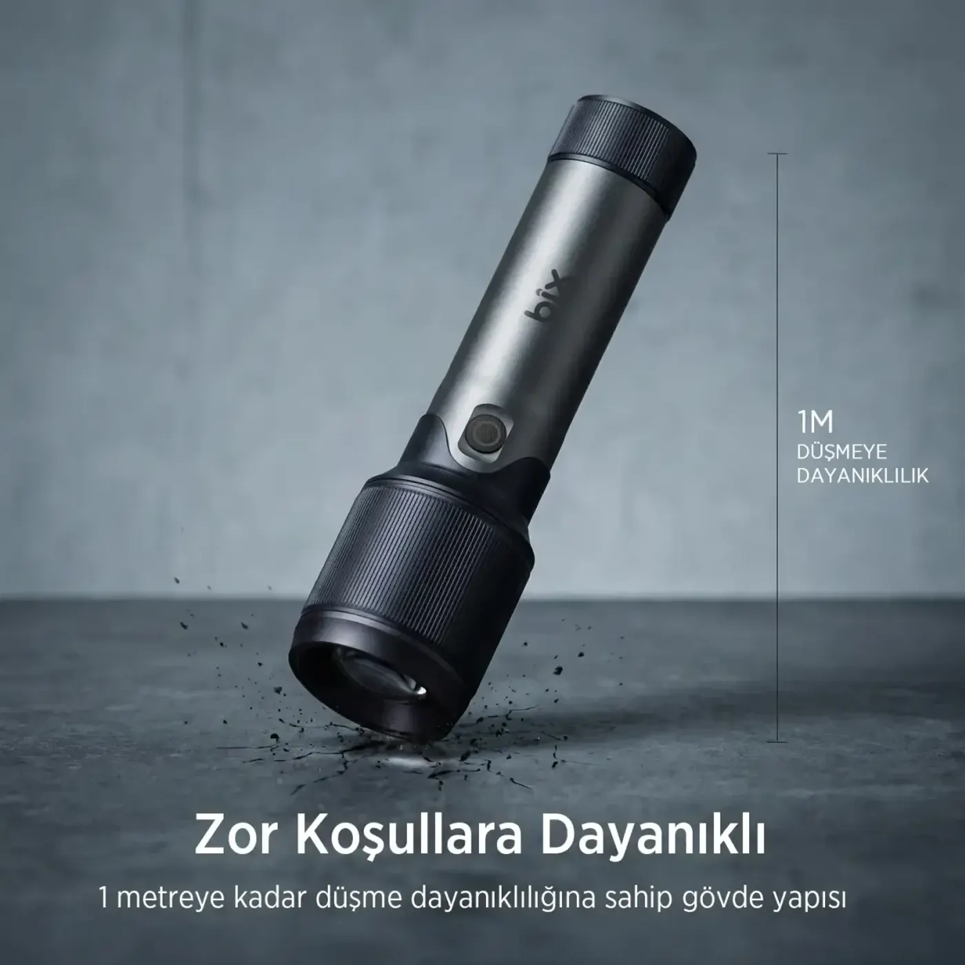 Flashlight BX2139FL 60W LED, Max. 2000 Lümen Feneri — görsel 4