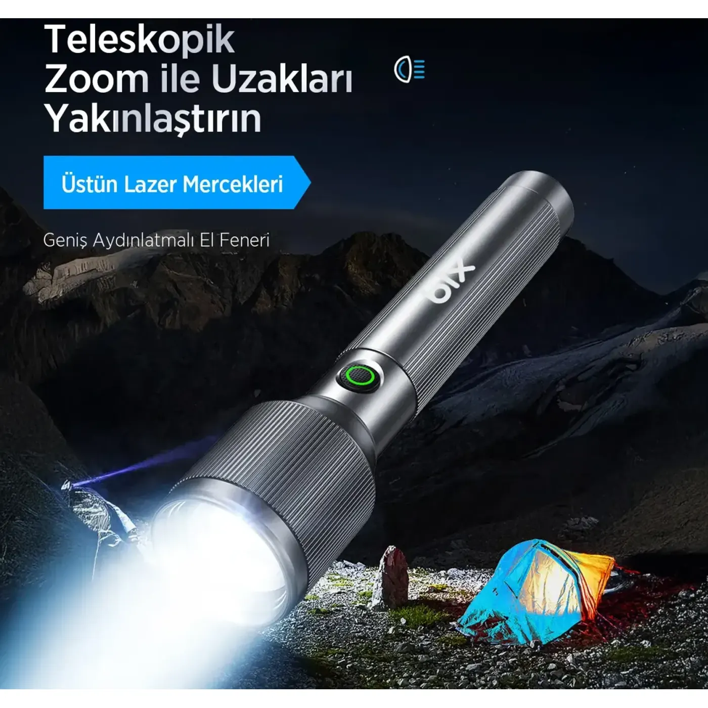 Flashlight BX2142FL 24W LED, Max. 1000 Lümen Feneri — görsel 5