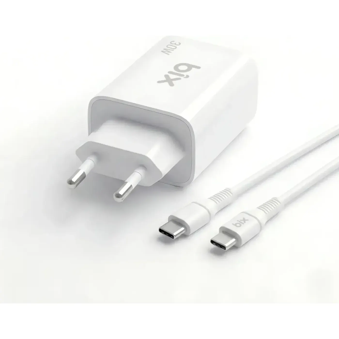 BX31C 30W Type-C PD 3.0 Hızlı Şarj Adaptörü + 1 Metre — görsel 2