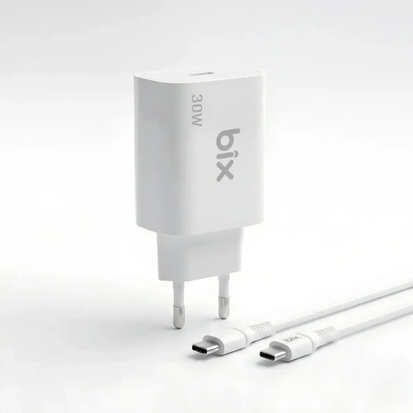 BX31C 30W Type-C PD 3.0 Hızlı Şarj Adaptörü + 1 Metre — görsel 3