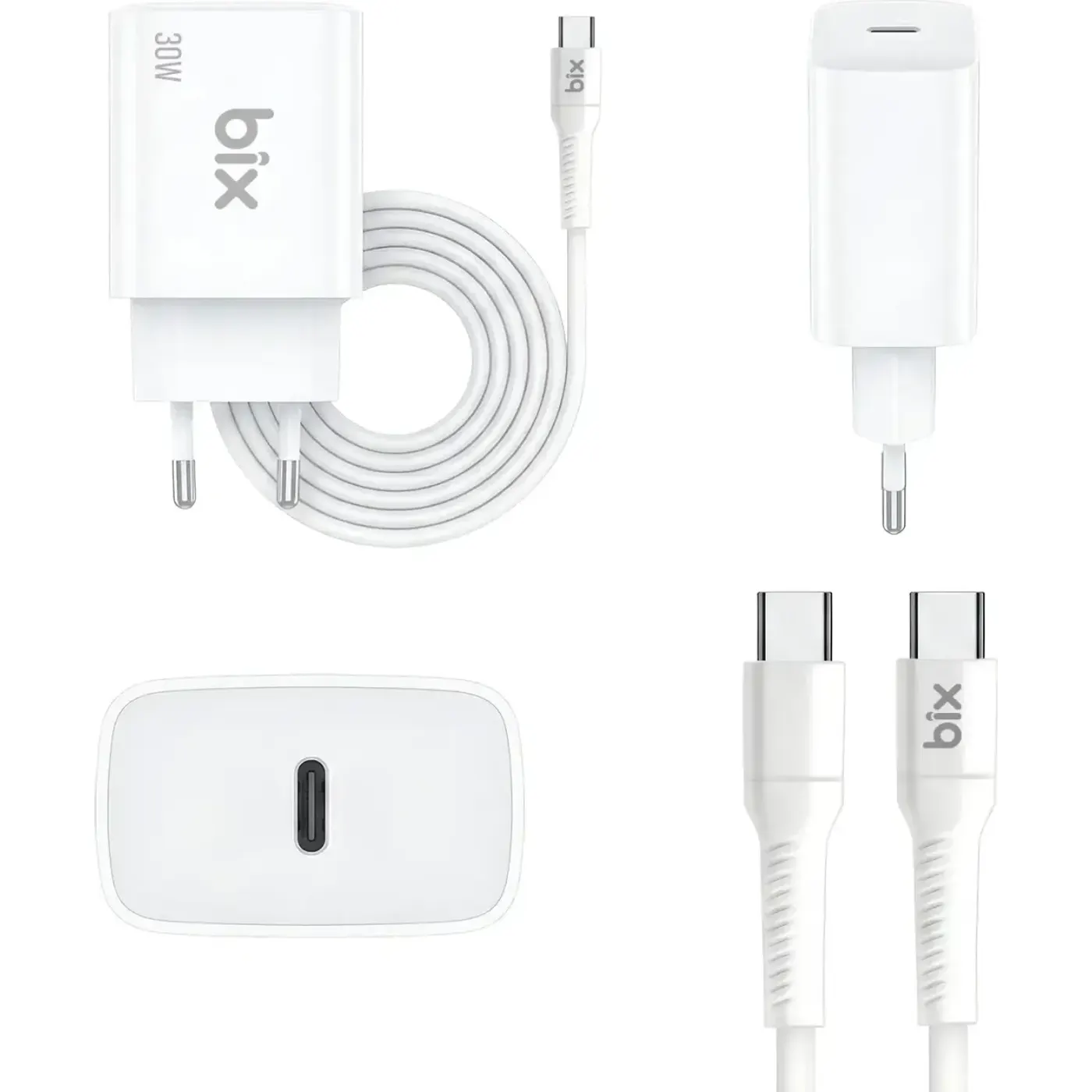 BX31C 30W Type-C PD 3.0 Hızlı Şarj Adaptörü + 1 Metre — görsel 5