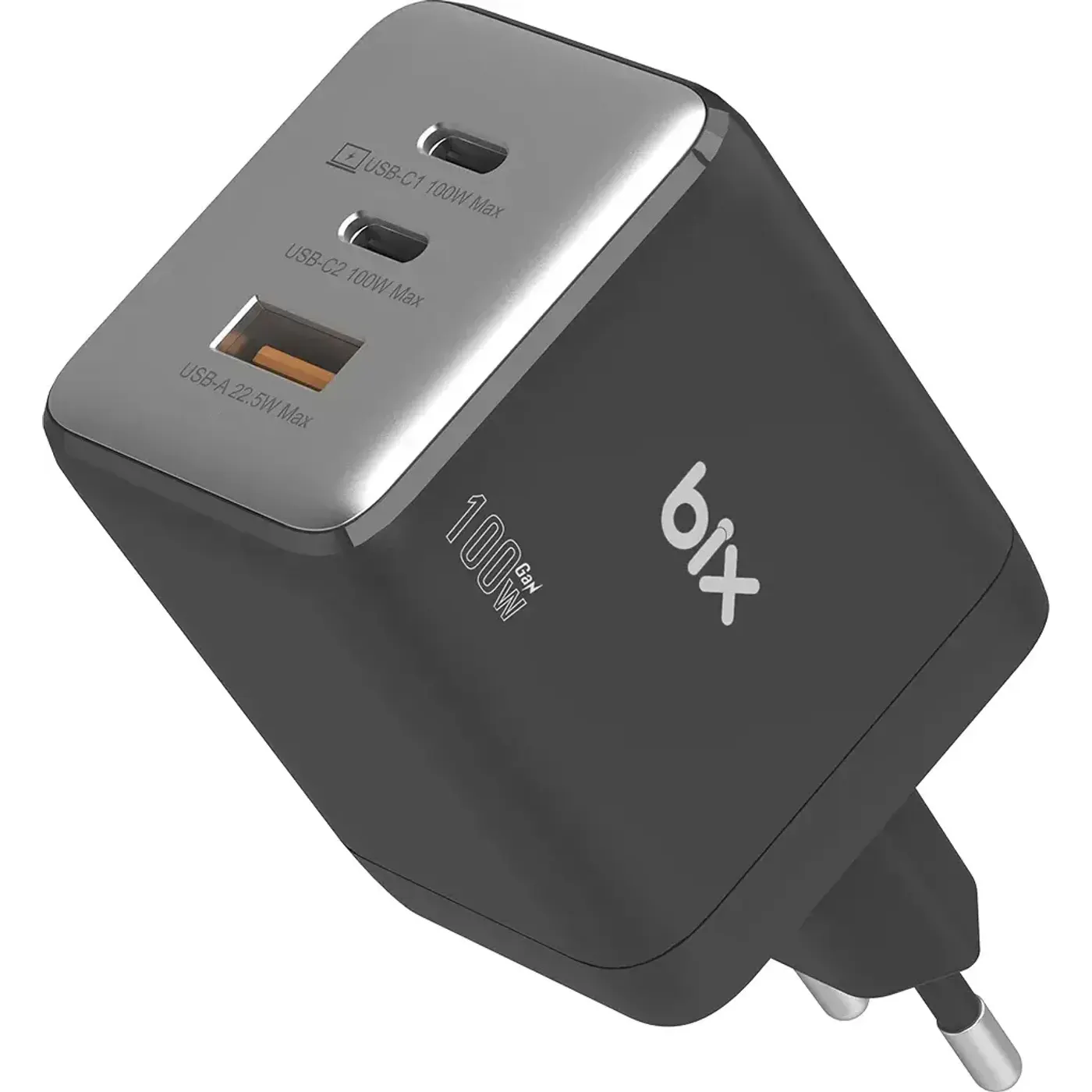 BX3P102G 100W 3 Portlu USB-C + USB-A GaN Şarj Aleti