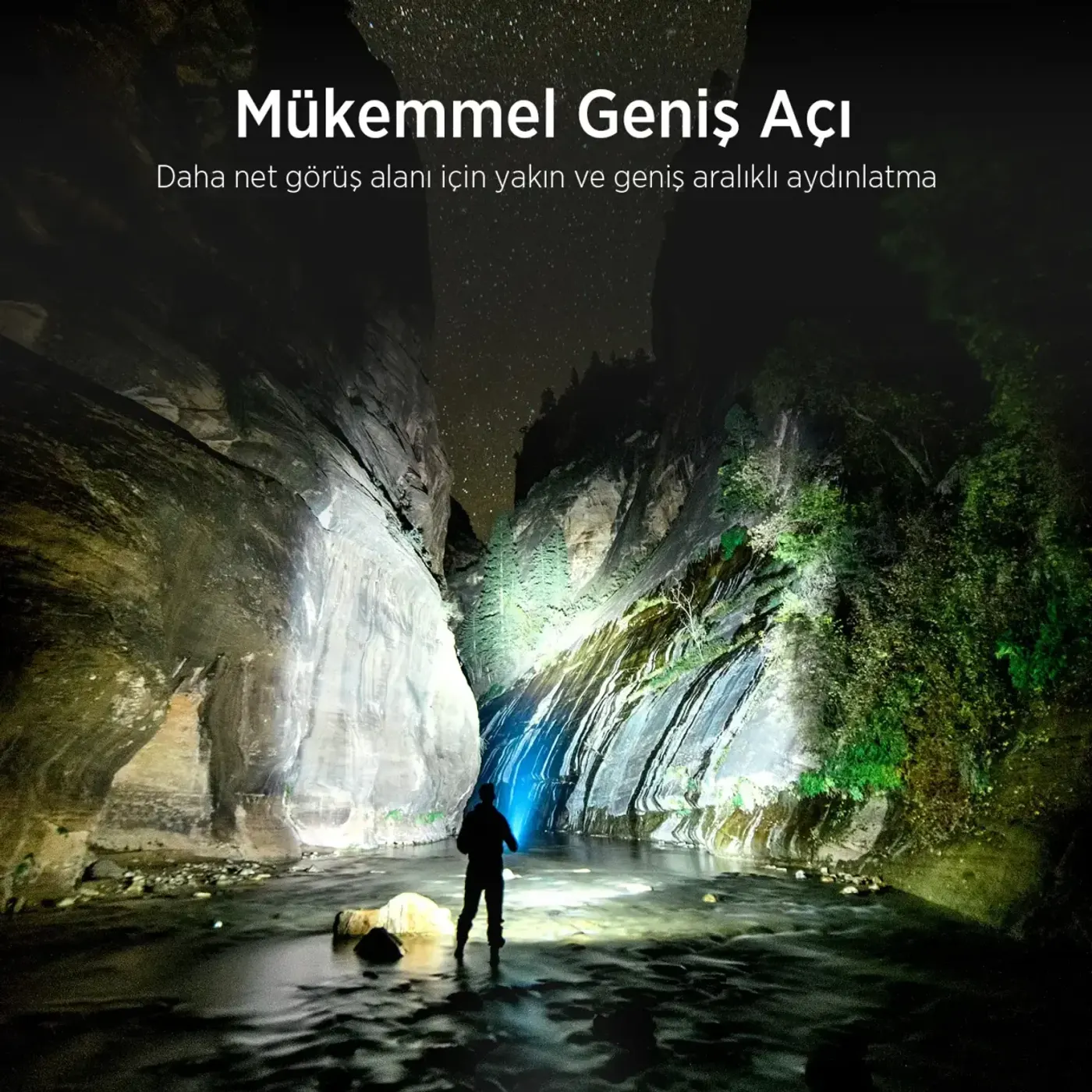 Flashlight BX5102FL 60W LED, Max. 3000 Lümen Feneri — görsel 3