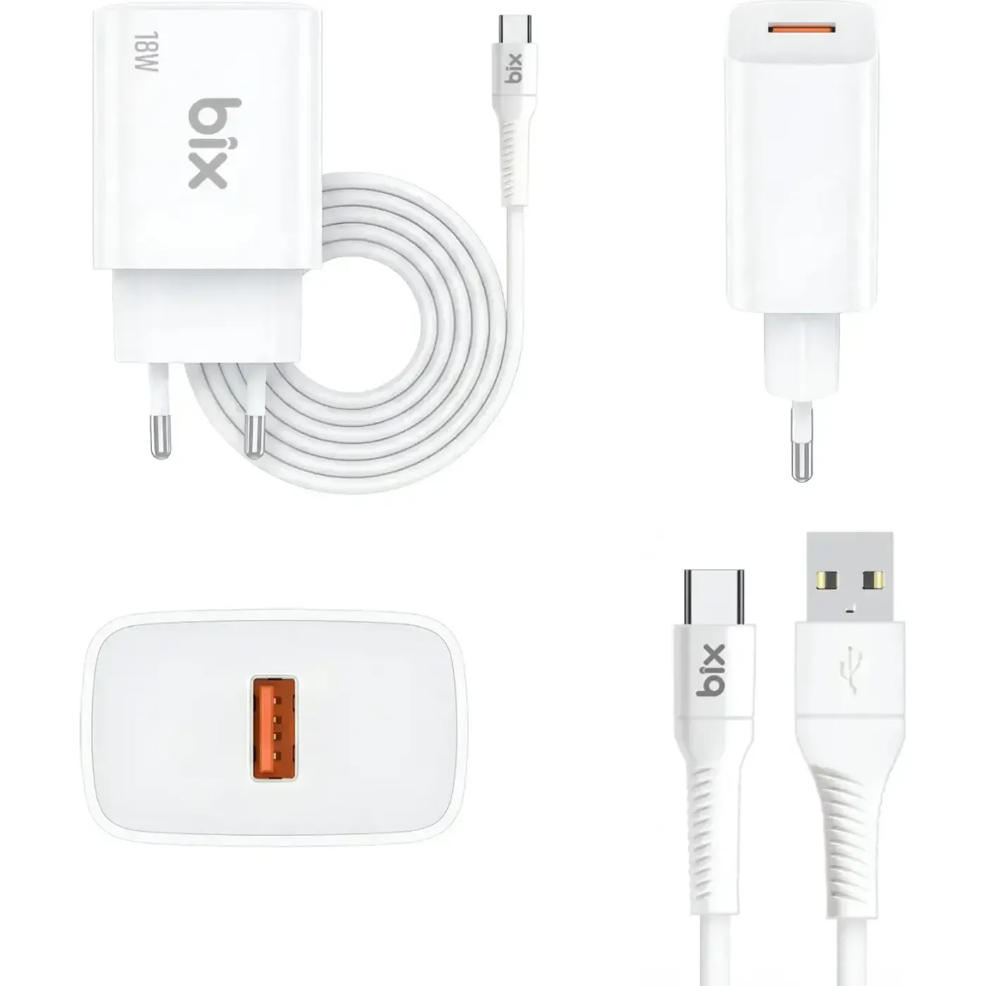 BXAC18C 18W QC 3.0 Hızlı Şarj Cihazı ve 1 Metre USB-A — görsel 4