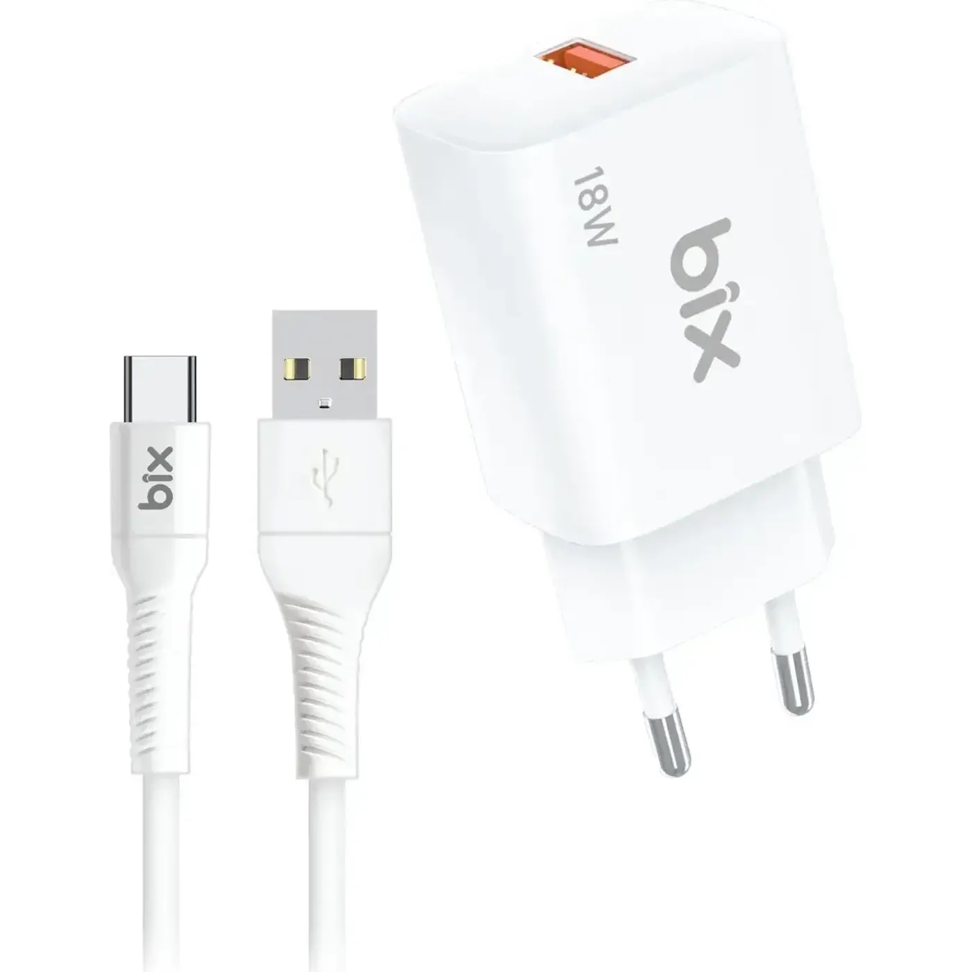 BXAC18C 18W QC 3.0 Hızlı Şarj Cihazı ve 1 Metre USB-A