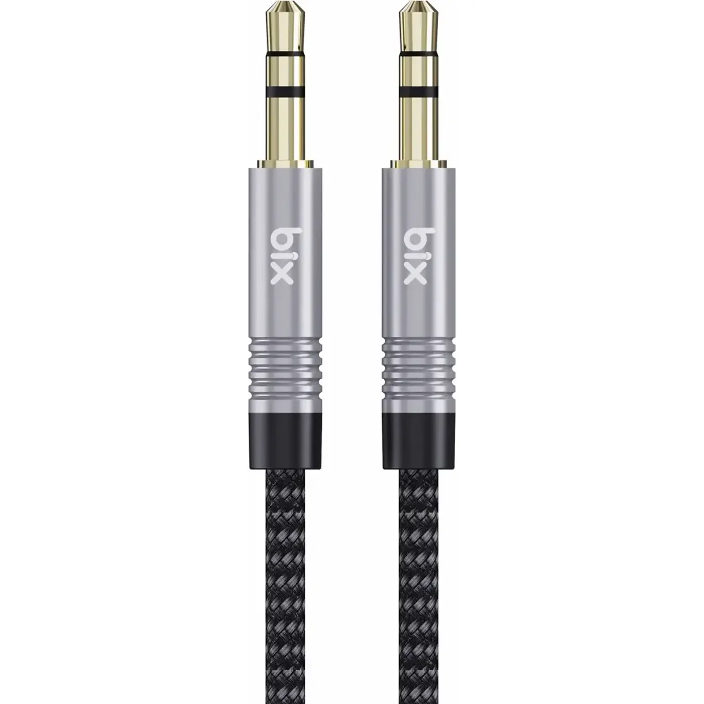 BXAU103 3.5mm Erkek to Erkek Örgülü TRS Stereo Aux Ses