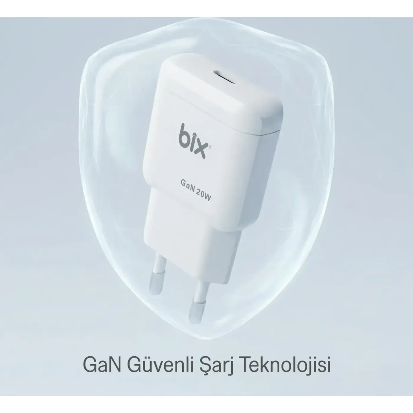 BXC20 GaN Teknolojili Type-C PD 20W Hızlı Şarj Adaptörü — görsel 6