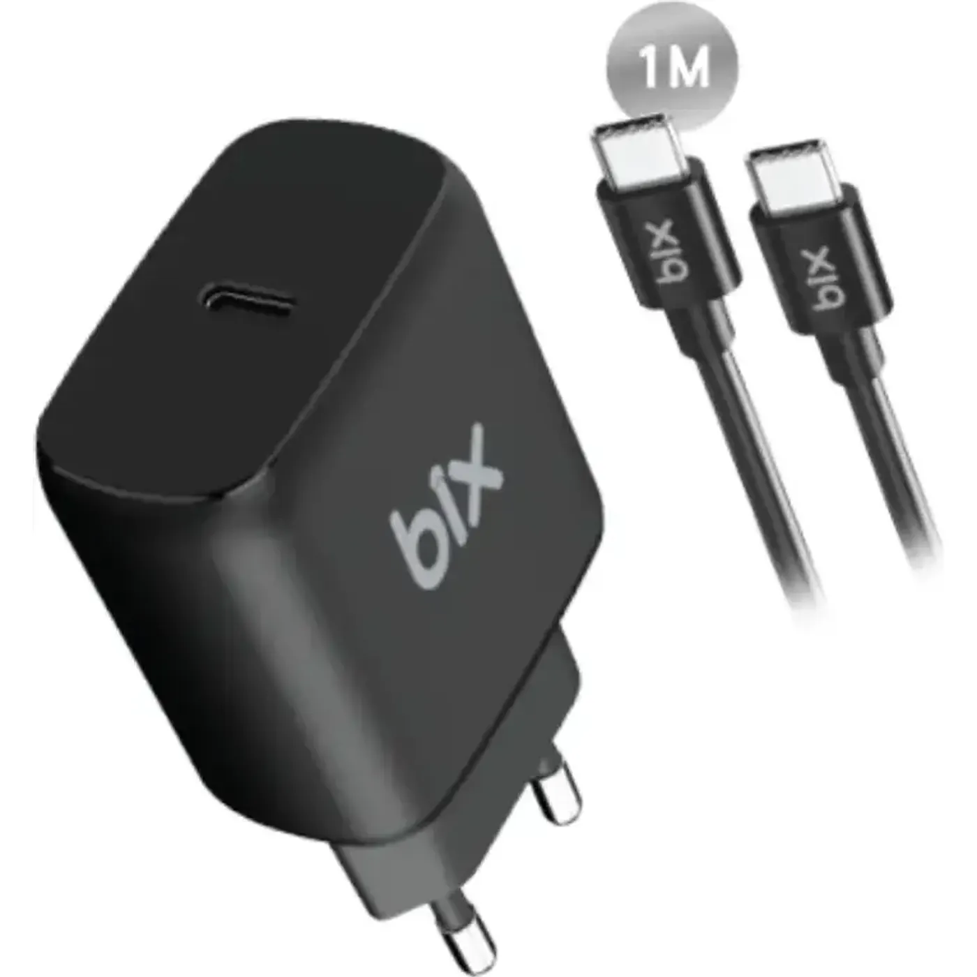BXC25B 25W Type-C PD Hızlı Şarj Adaptörü + 1 Metre 5A