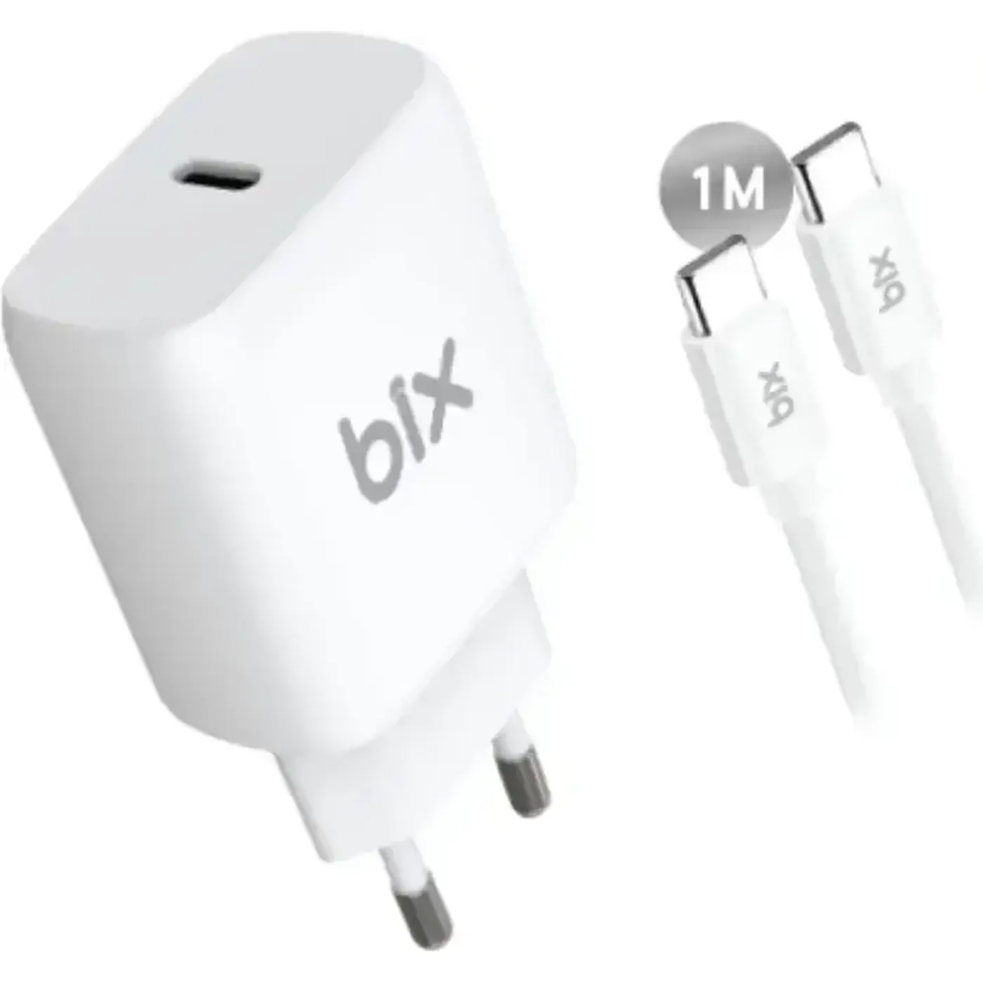 BXC25W 25W Type-C PD Hızlı Şarj Adaptörü + 1 Metre 5A