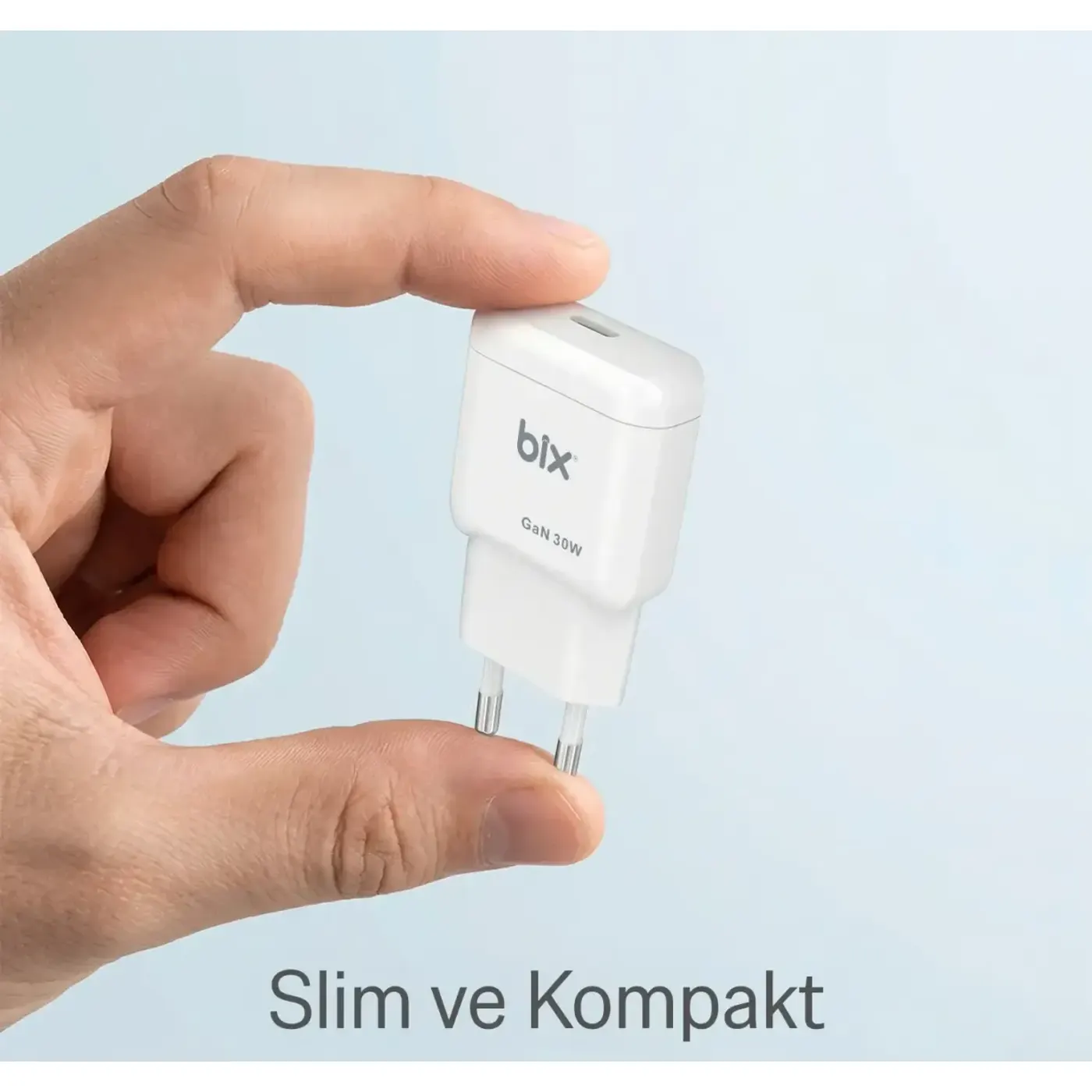 BXC30 GaN Teknolojili Type-C PD 30W Hızlı Şarj Adaptörü — görsel 3
