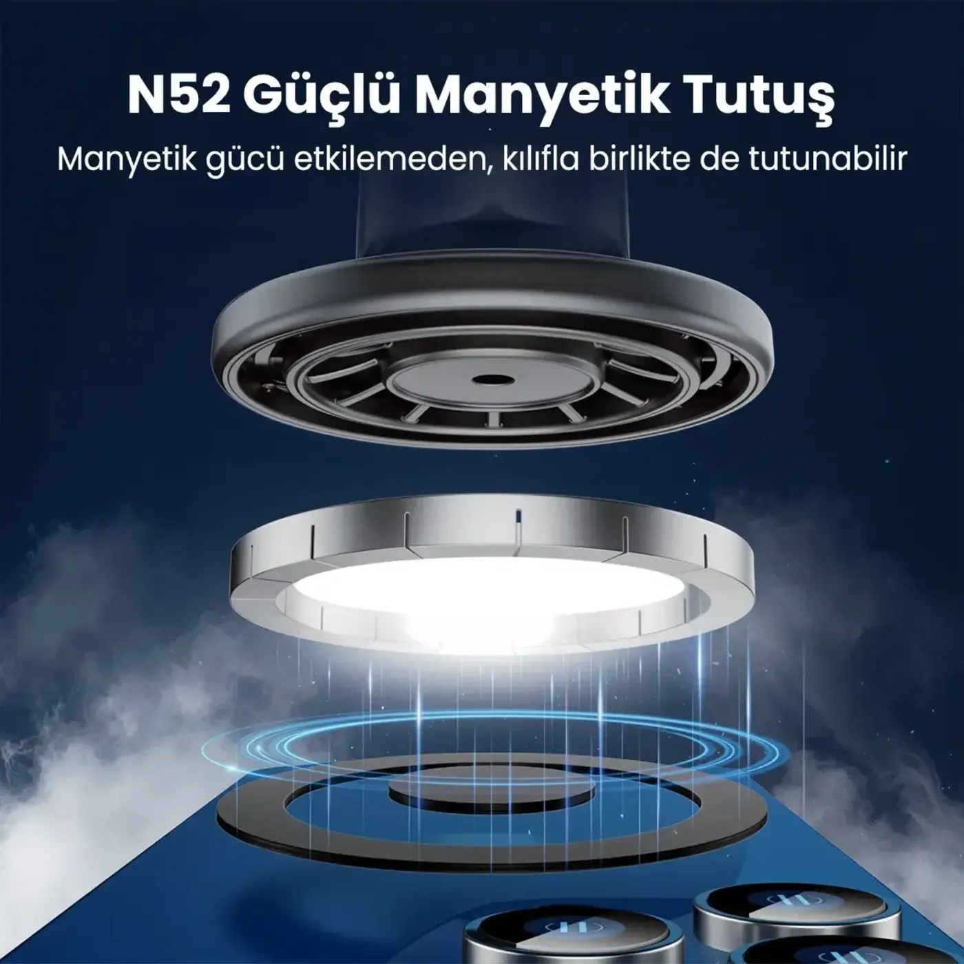 BXCH13 360° Ayarlanabilir Hava Menfezi için Metal — görsel 3
