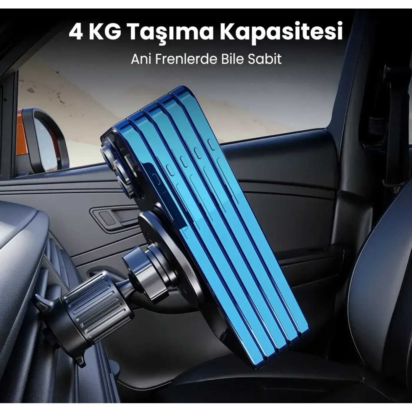 BXCH13 360° Ayarlanabilir Hava Menfezi için Metal — görsel 6
