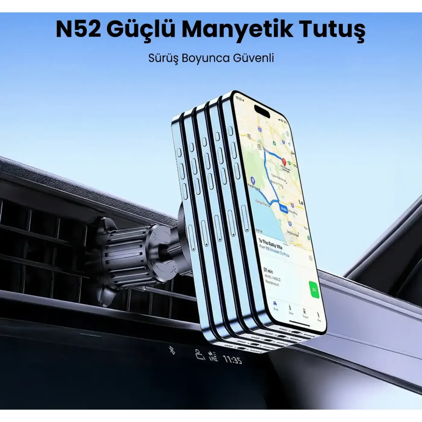 BXCH14 360° Ayarlanabilir Hava Menfezi için Metal — görsel 6