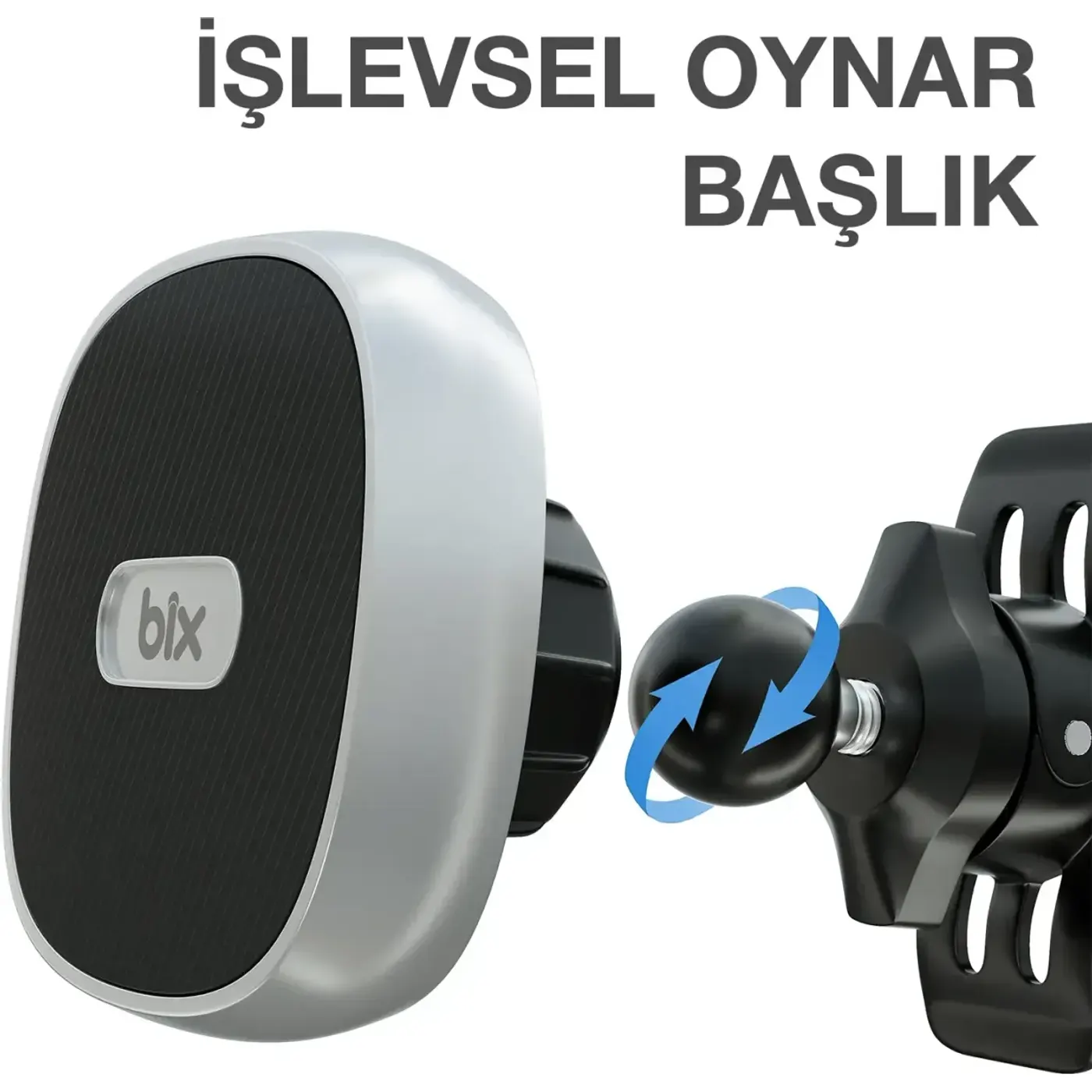 BXCH5 Çok Açılı Ayarlanabilir Manyetik Araç içi Telefon — görsel 3