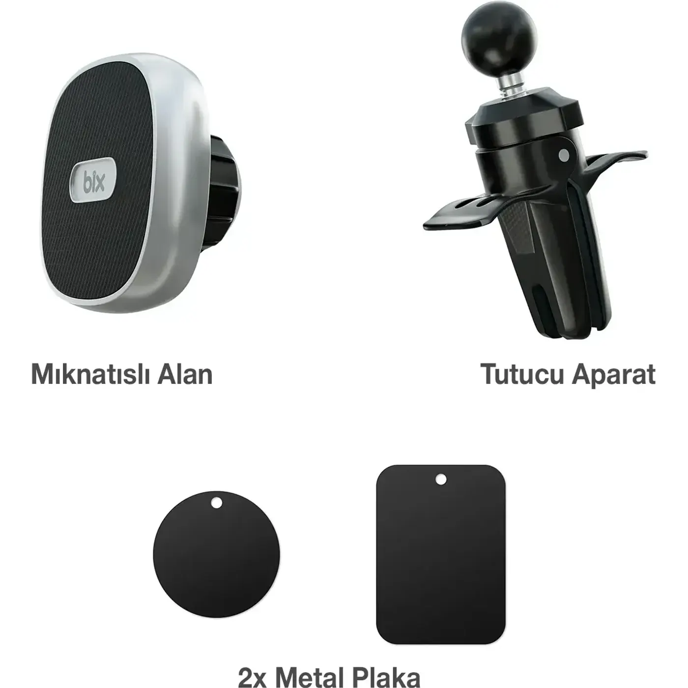 BXCH5 Çok Açılı Ayarlanabilir Manyetik Araç içi Telefon — görsel 4
