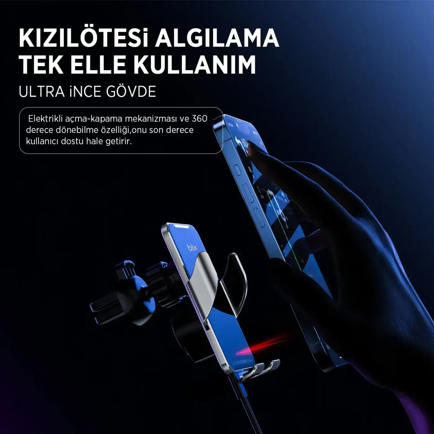 BXCH9 MagSafe 15W Kablosuz Hızlı Şarj Destekli İnce — görsel 4