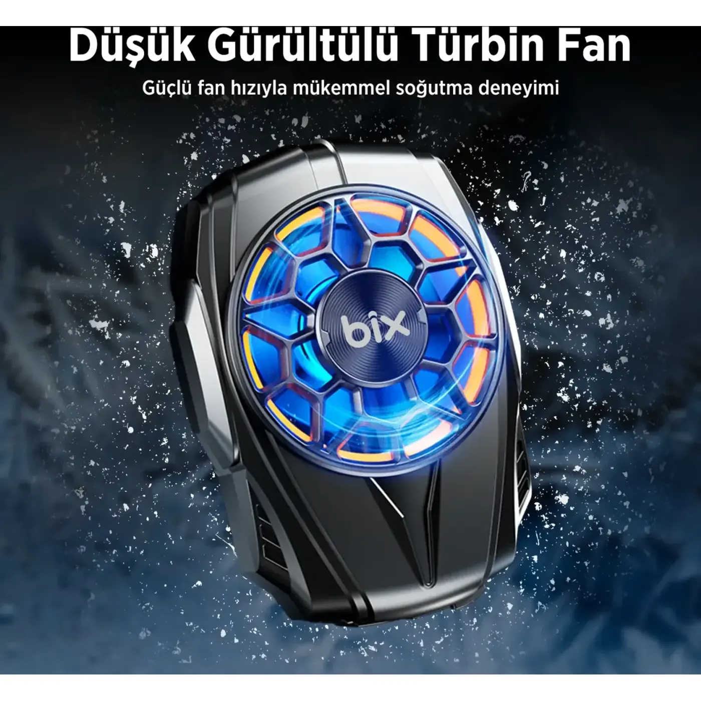BXCP03G Sessiz ve Güçlü Telefon Soğutucu Fan Kablolu — görsel 4