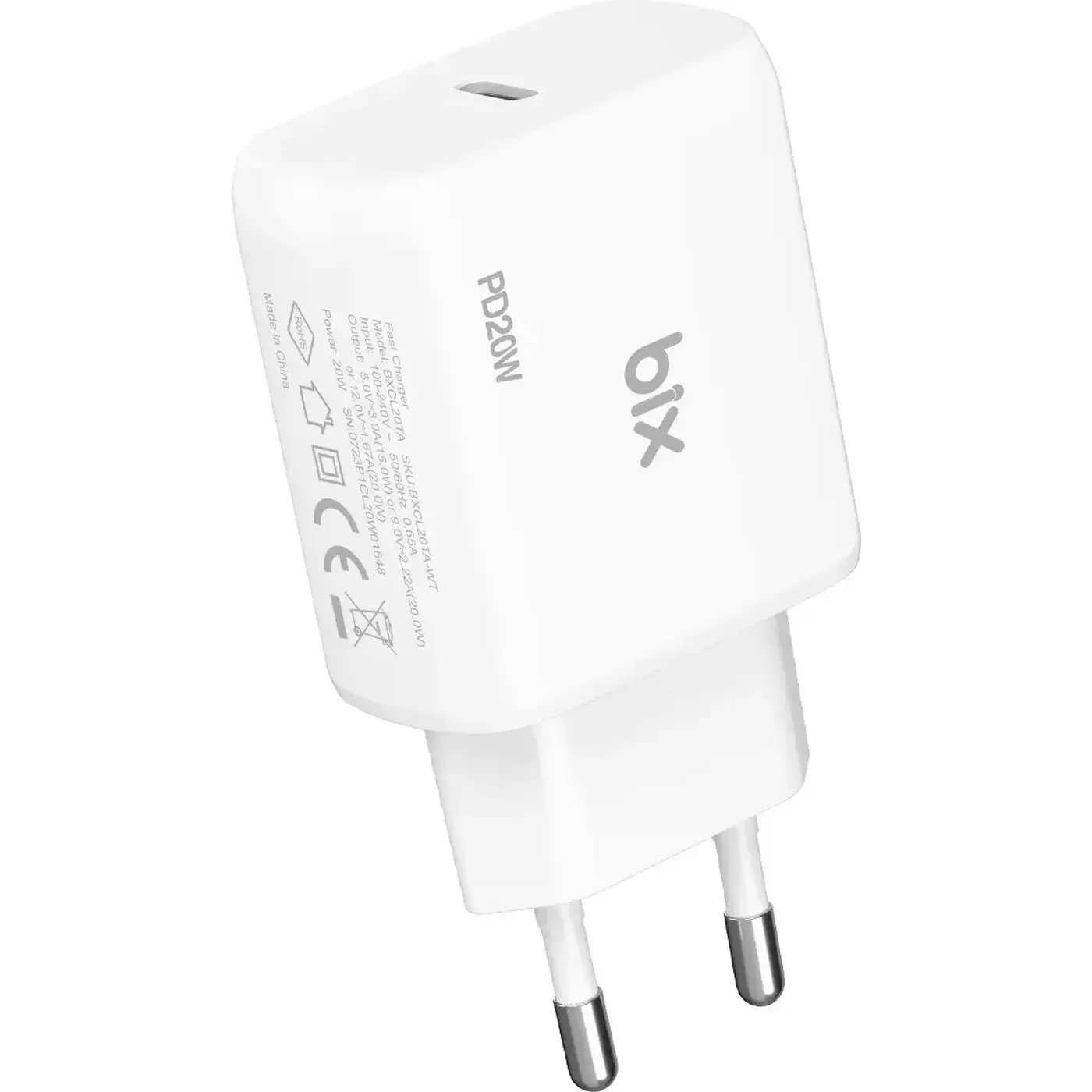 BXL20W 20W PD Hızlı Şarj Adaptörü + 3A USB-C’den — görsel 2