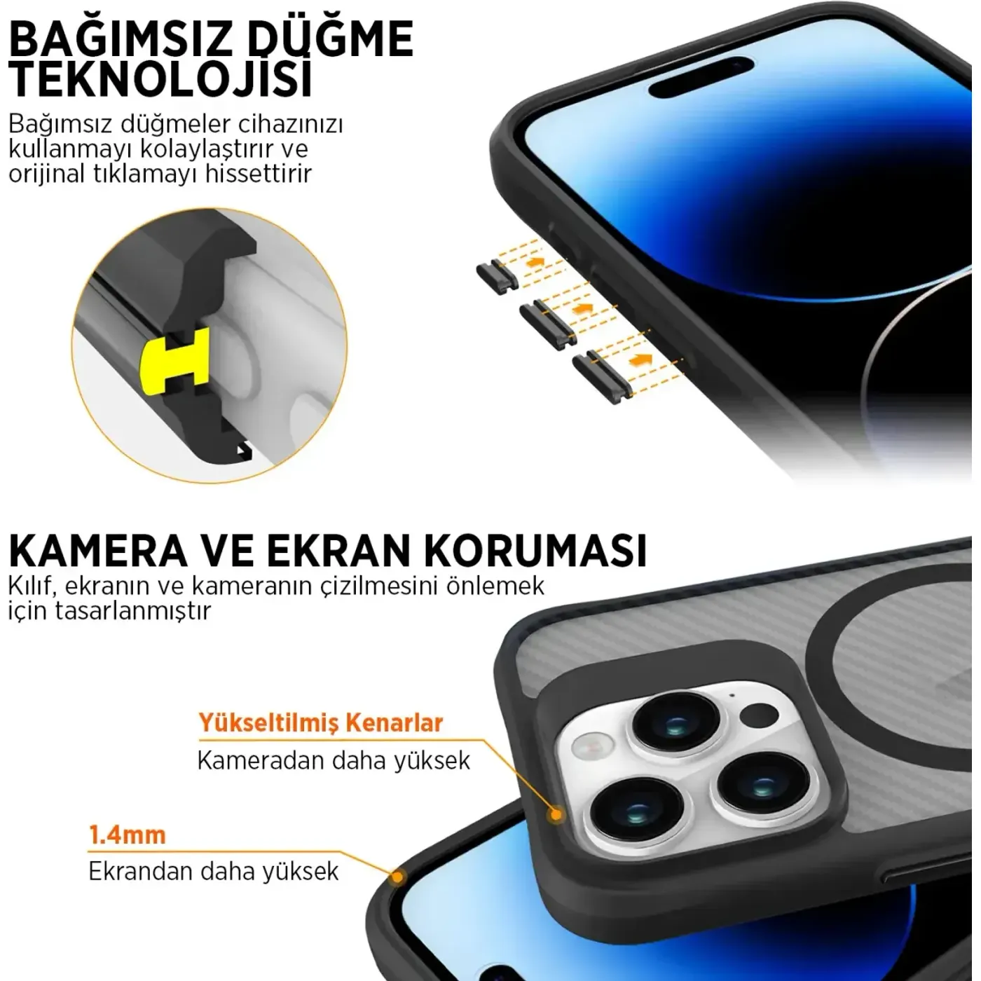 Bix Carbon Fiber Force Telefon Kılıfı — görsel 4