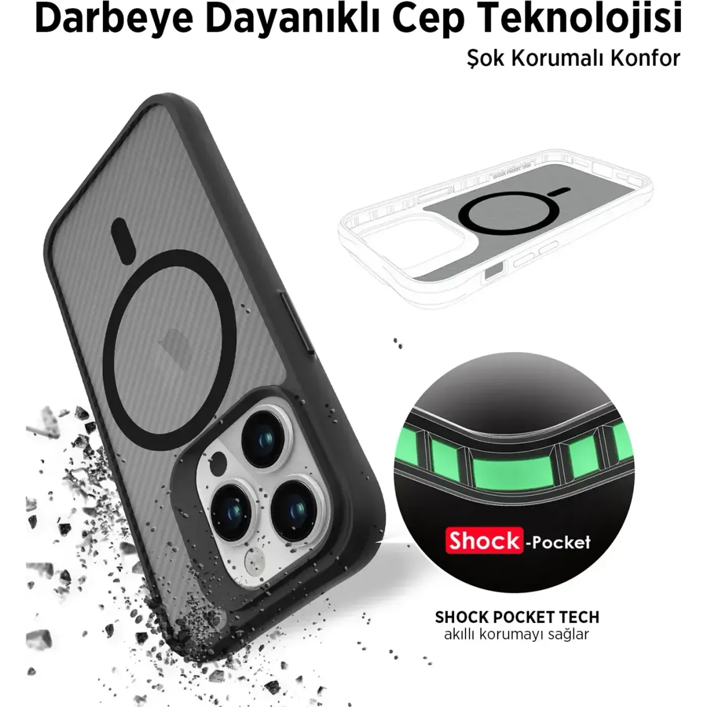 Bix Carbon Fiber Force Telefon Kılıfı — görsel 6