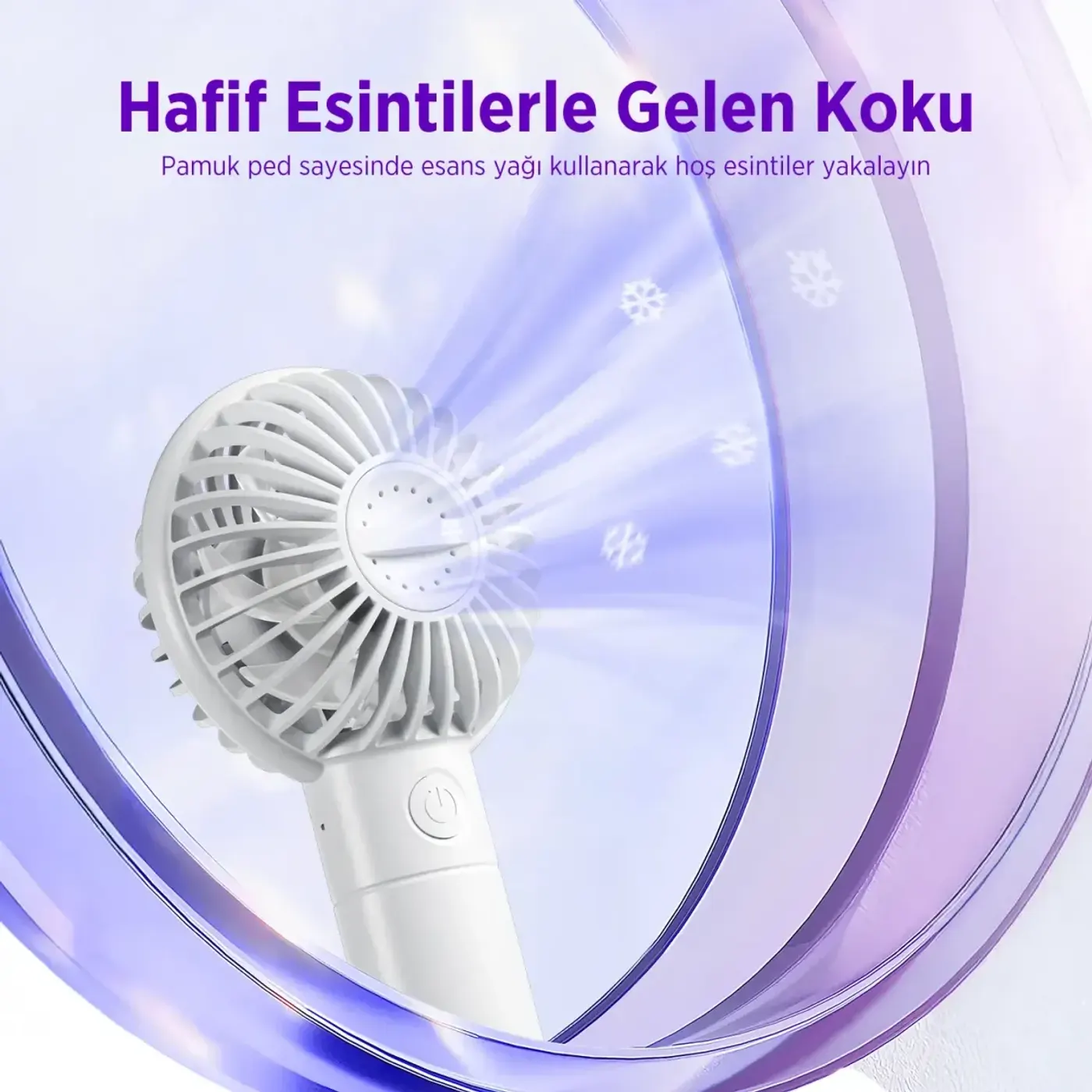 BXPF01 Şarj Edilebilir 3 Kademeli Vantilatör — görsel 6
