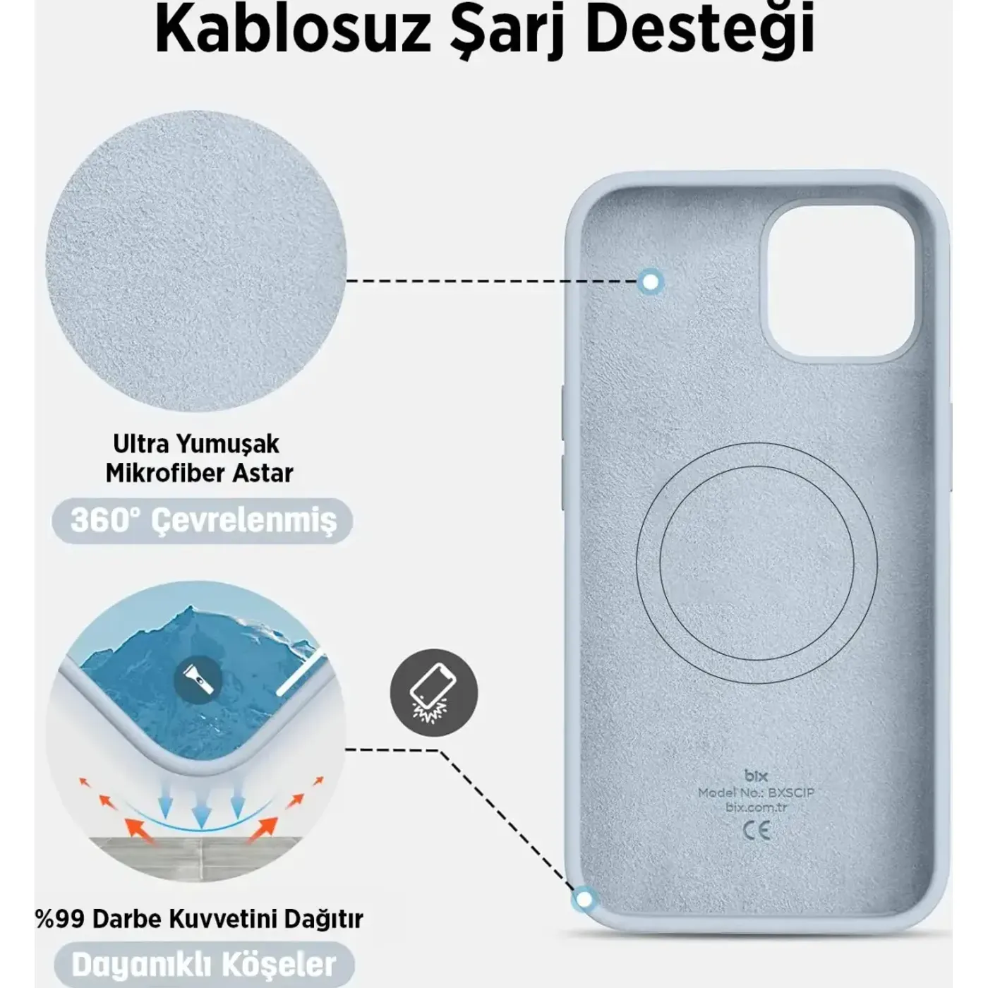 Bix Soft Protection Darbe Emici Silikon Kılıf — görsel 4