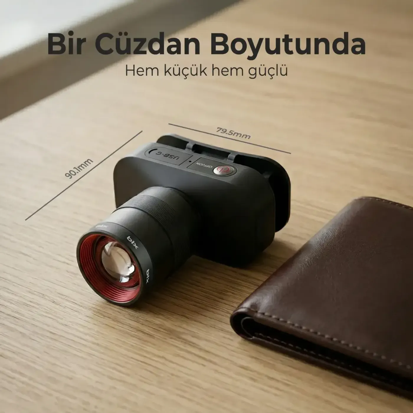 BXT1FL Şarj Edilebilir 10W Kafa Feneri – 750 Lümen — görsel 6
