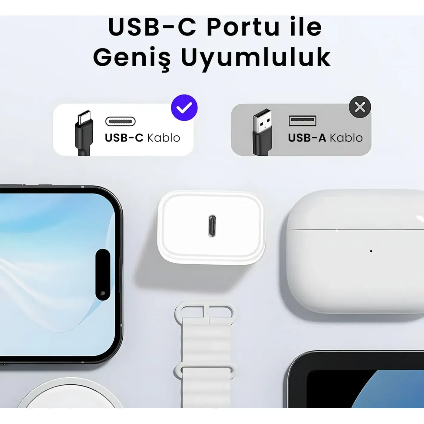 BXT22W 20W USB-C PD 3.0 Akım Korumalı Hızlı Şarj — görsel 2