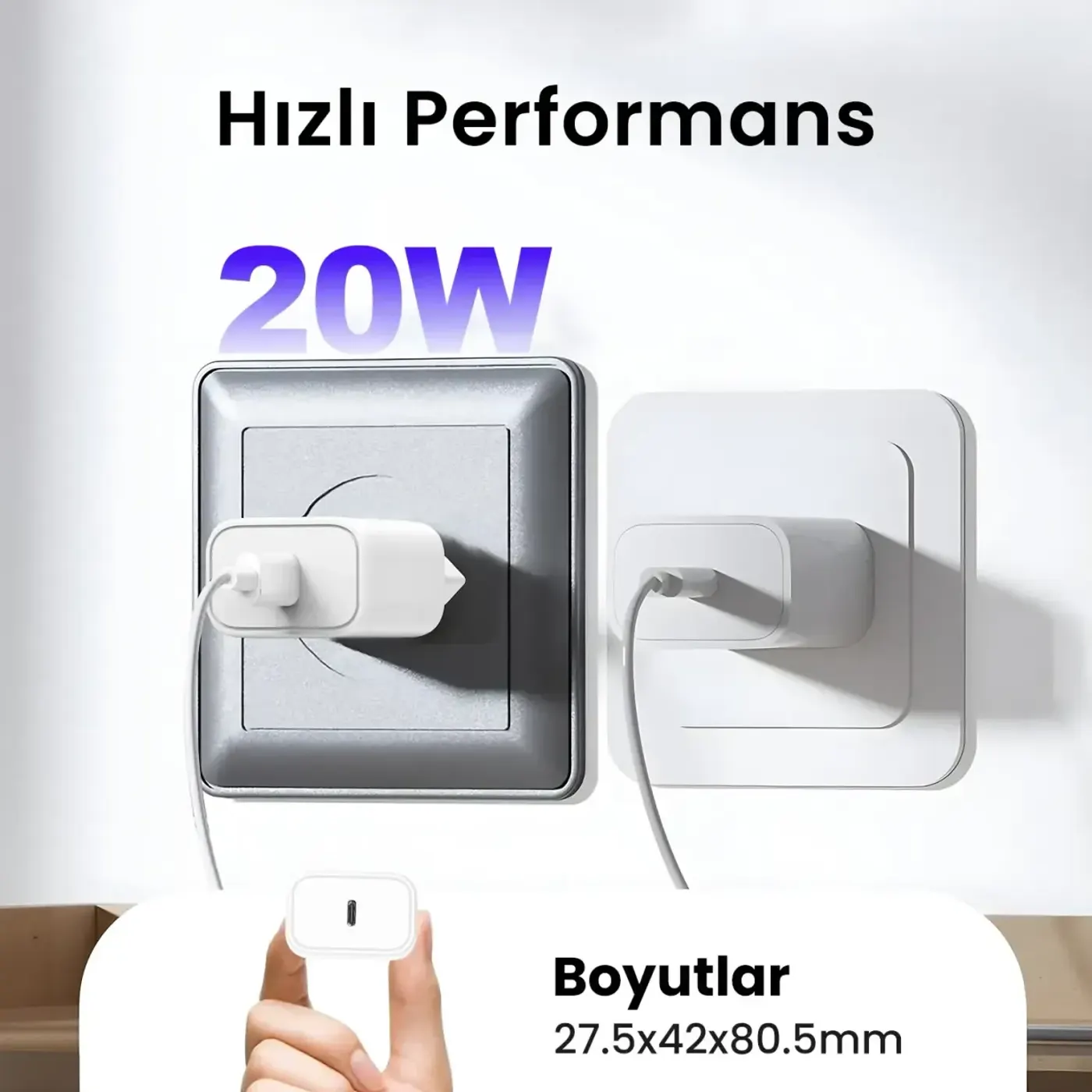 BXT22W 20W USB-C PD 3.0 Akım Korumalı Hızlı Şarj — görsel 3