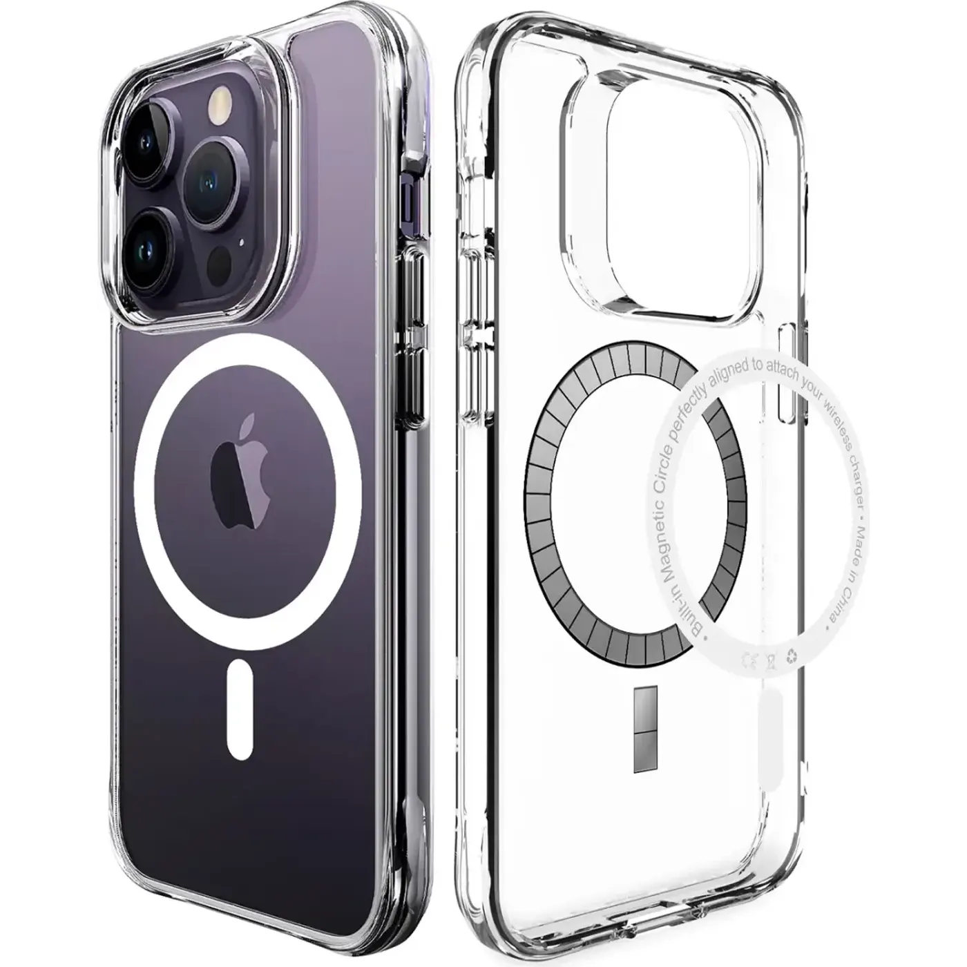 Bix Transparent Magnetic Absorption Kılıf – Şeffaf — görsel 3