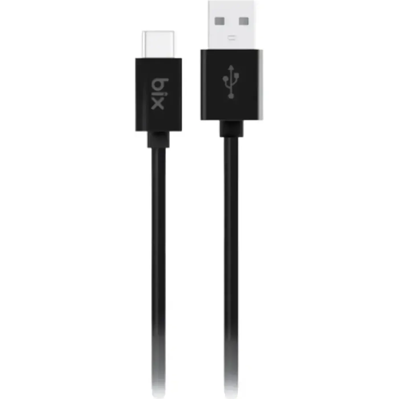 BXUC03C 3A Type-C Şarj ve Data Kablosu 1 Metre Siyah